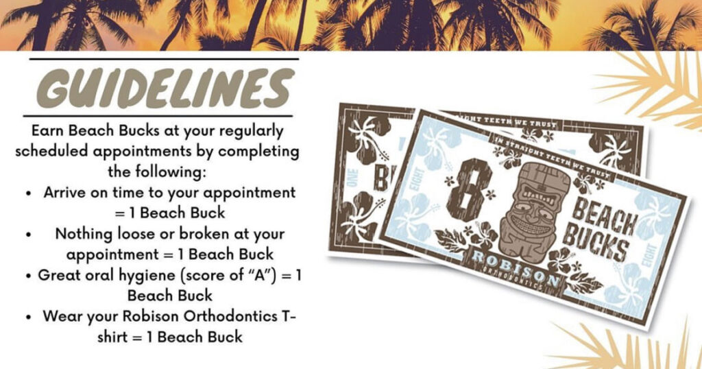 Beach Bucks Guidelines